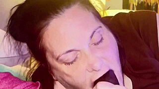 thick midget passionately slurps huge bbc