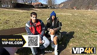 Stranger picks me up on street and pounds my ebony pussy hard in his car while cuckold boyfriend watches those big natural tits bounce!