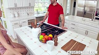 Curious Ukrainian Virgin Teen Caught In First Threesome Pound Session