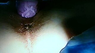 Blindfolded Bound Wife Takes Rabbit Dildo Deep Then Fucked Hard!