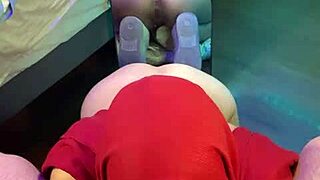 arab housewife blows cock in mirror cums in mouth