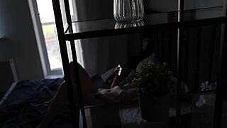 after college class quick fuck in my bedroom with pretty brunette