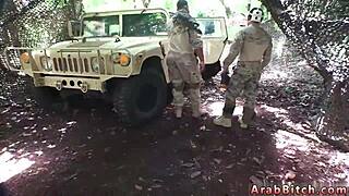 18yo army teen strips uniform webcam inserts anal beads outdoor