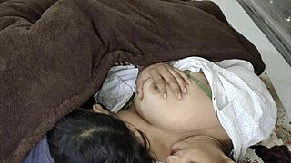 hey stepmom sharing the bed with me feels so wrong but hot