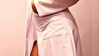 gorgeous vietnamese nurse rips clothes for hairy wet pussy orgasm with patient