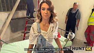 Wow! This cheating 18+ beauty ditches her boyfriend for boss cock outdoors, cumming hard in public POV pickup!