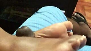 Footjob Session With Wife On July 20, 2017