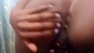 super hot ebony college student takes monster cock creampie rough