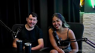 check out the hottest prelims from casal kaliente podcast part 3 with bia hot in sheer red