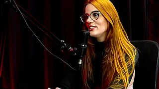 boyfriend questions everything but ends up watching ruiva get swung in sheer red puteiro style casa de swing