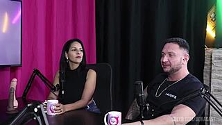 Two busty babes flash tits suck and get wet fucked bruna carlos gangbang