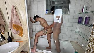 bbc spies horny housewife fucks her bareback everywhere huge cock gaping