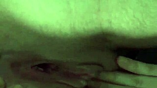 Amateur Milf Stretches Pussy Wide with Bottle