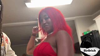 str8rich rams sexy redhead ebony teen ass at wild atlanta halloween party 🍑🎃
