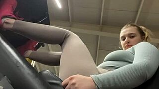 Gym Turns Extreme as Fat Teen BBW Fucked Hard Outdoor