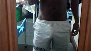 Good morning, how's that early muscle flex and cock tease going?