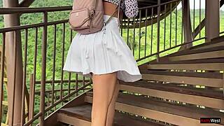 risky public bus handjob flashes huge cock till massive cum explosion