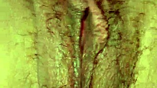 Chubby Latina BBW Spreads Fat Hairy Pussy Belly Tease POV Closeup