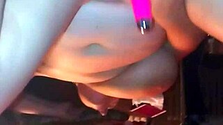 Teen Amateur BBW Shakes Powerfully During Magic Wand Orgasm