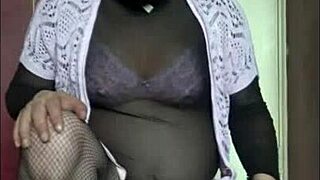 shy bisexual crossdresser deepthroats cumshot after hard asshole pounding