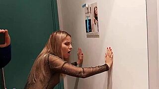 caught letty black giving blowjob in dressing room