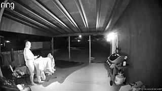 wife bent over for rough public creampie pounding in outdoor hardcore fuck session