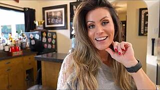 hey, strip poker with stepmom coco vandi got wild fast, she's slurping and riding now!