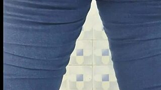 Hidden Cam: Mature Ann Latina's Wild Bathroom Fetish!