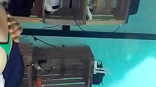 latina milf bent over for hot action