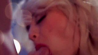 A mature woman sucks cock in a couple's amateur session