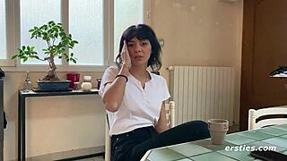 ugh, I’m so nervous... cute Sasha getting ready to touch myself down there, ya know?