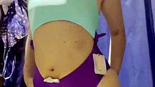 Hidden Camera in a Department Store Fitting Room