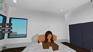 Amateur brunette bends over for first-time doggystyle pounding