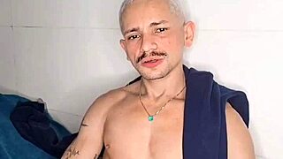 brendo vilhena relieving himself hard on the bed