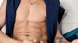 brendo vilhena relieving himself hard on the bed