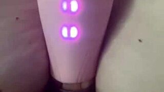 Fat MILF Masturbates with Backup Toy