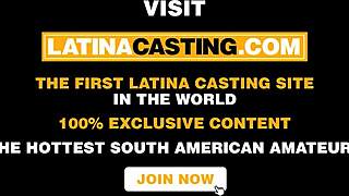 Steamy Latina beauty auditions for Little Mermaid and gets passionately fucked on the casting couch