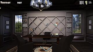 My Cute Roommate 2: Maid's Boobs Tease in Gameplay Part 3