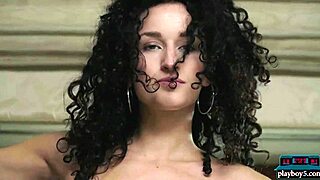 Hungarian housewife Luca Miklosi's sensual solo playboy experience